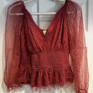 Francesca’s mauve shirt - Medium